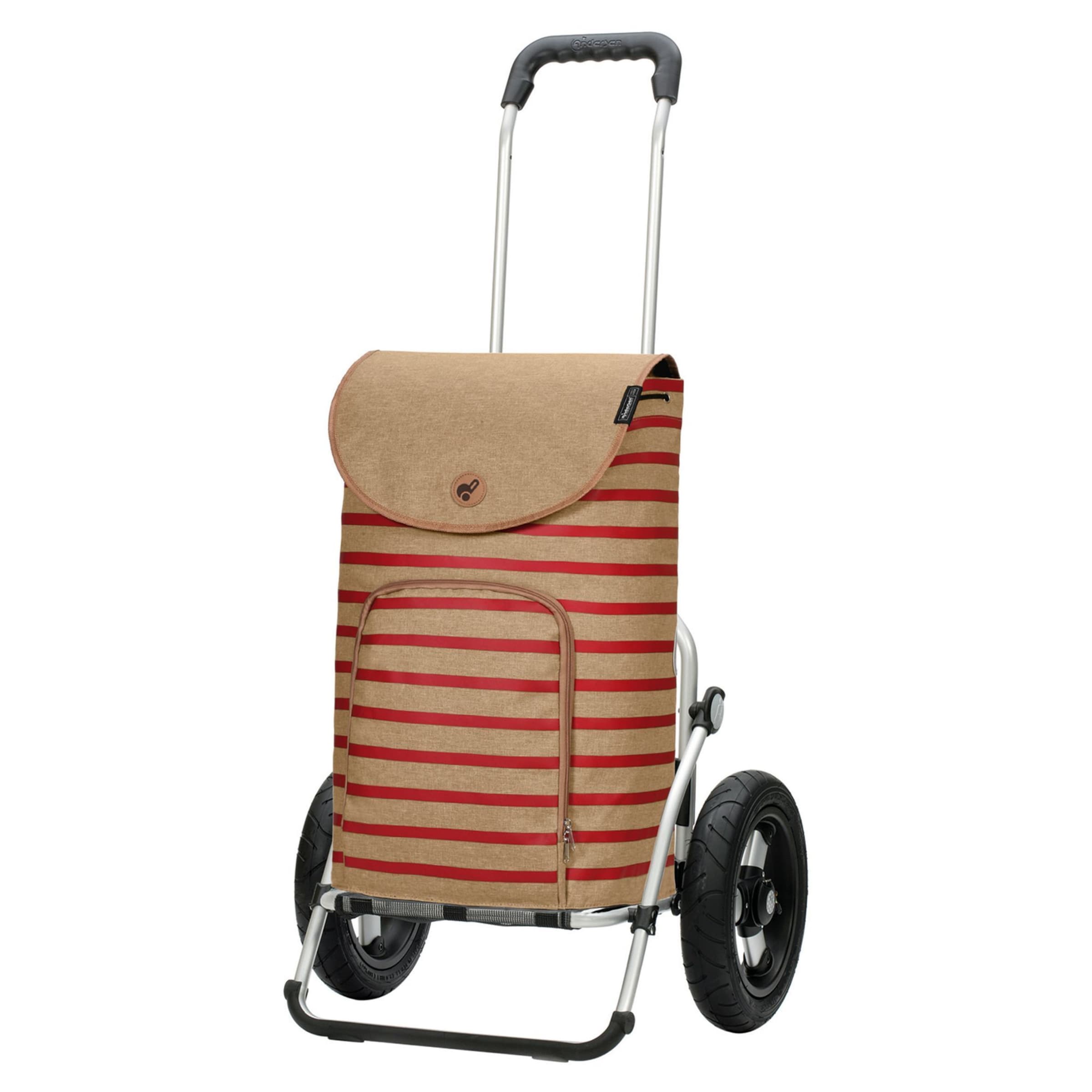 Andersen Shopper Trolley 'Eske' in Brown: front