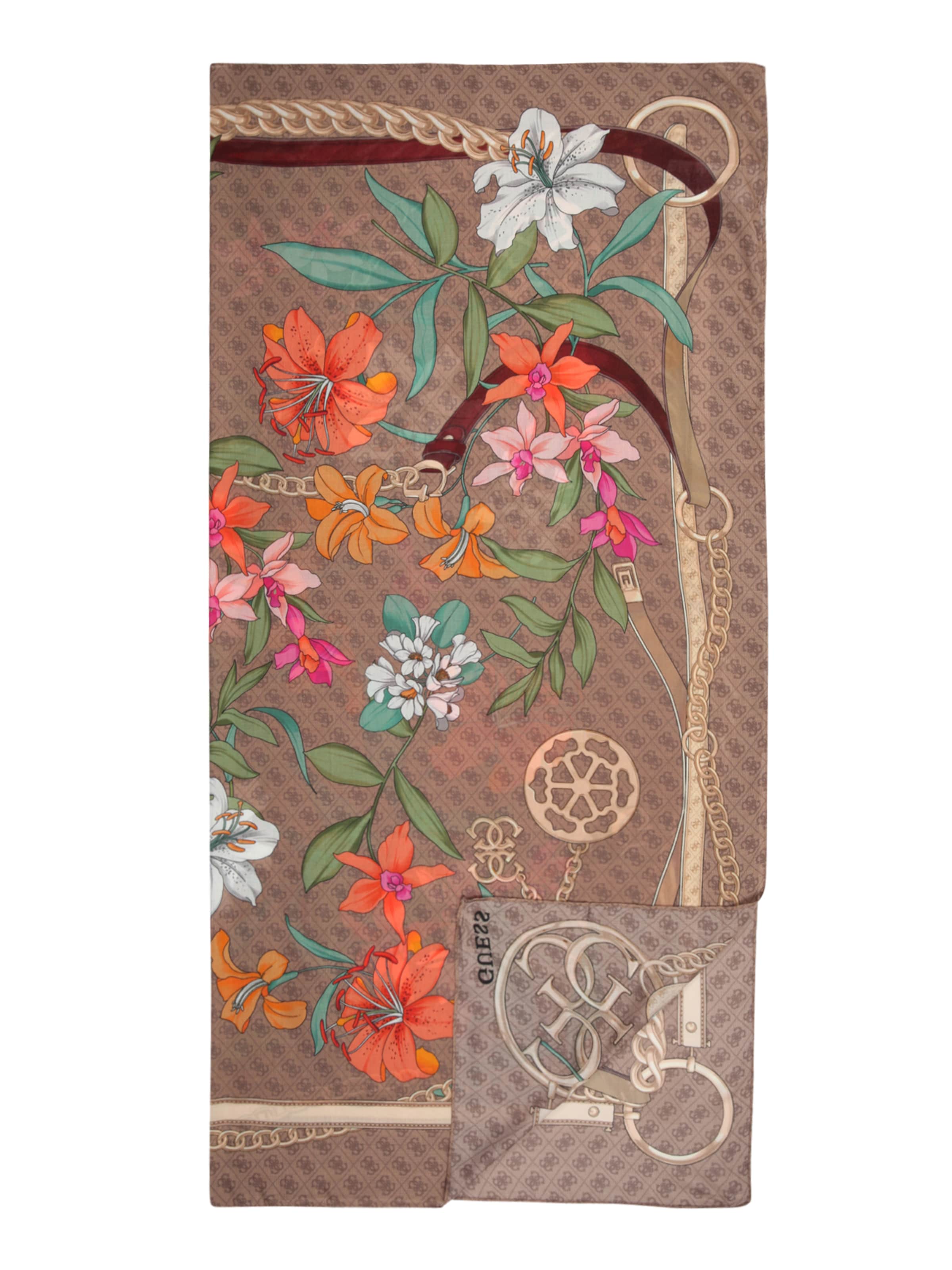 GUESS Tuch'KEFIAH 130X130' in Braun