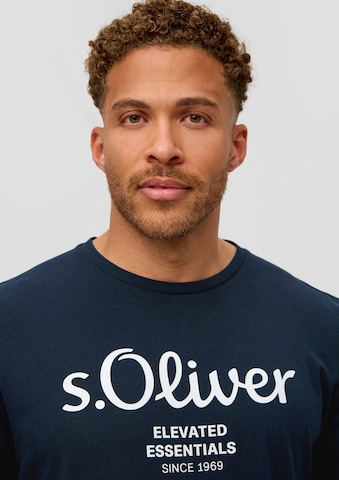 T-Shirt s.Oliver Red Label Big & Tall en bleu
