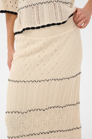 CULTURE - Falda 'CUYlva' en beige