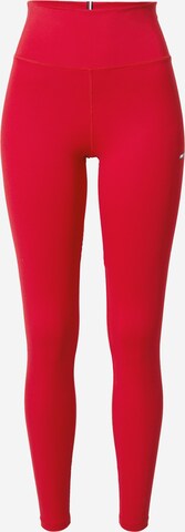 Skinny Leggings di TOMMY HILFIGER in rosso: frontale