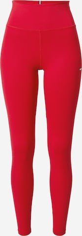 Leggings di TOMMY HILFIGER in rosso: frontale