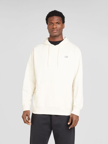 new balance Sweatshirt 'Essentials' in Beige: predná strana