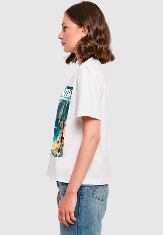 Miss Tee T-shirt 'Vita Mediterranea' i vit