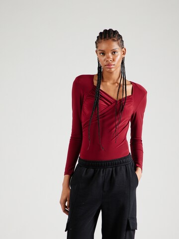 Trendyol Blouse body in Rood: voorkant