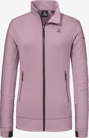 Veste en polaire fonctionnelle 'Blaueis' Schöffel en rose : devant