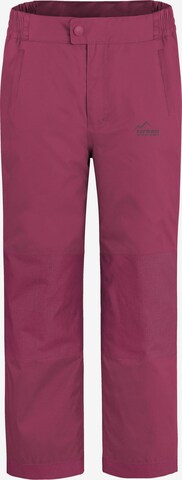 normani Regular Outdoor Pants 'Deltana' in Pink: front