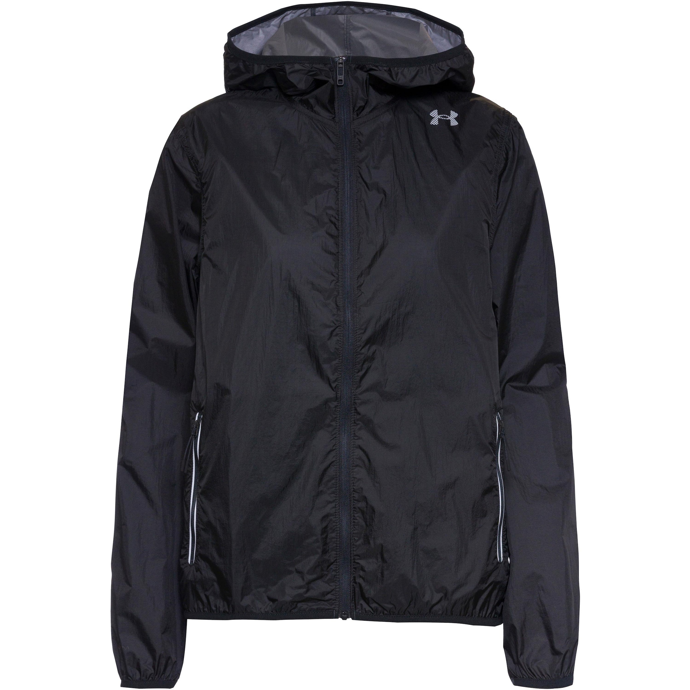 UNDER ARMOUR Sportjas 'Velociti Pro' in Zwart: voorkant