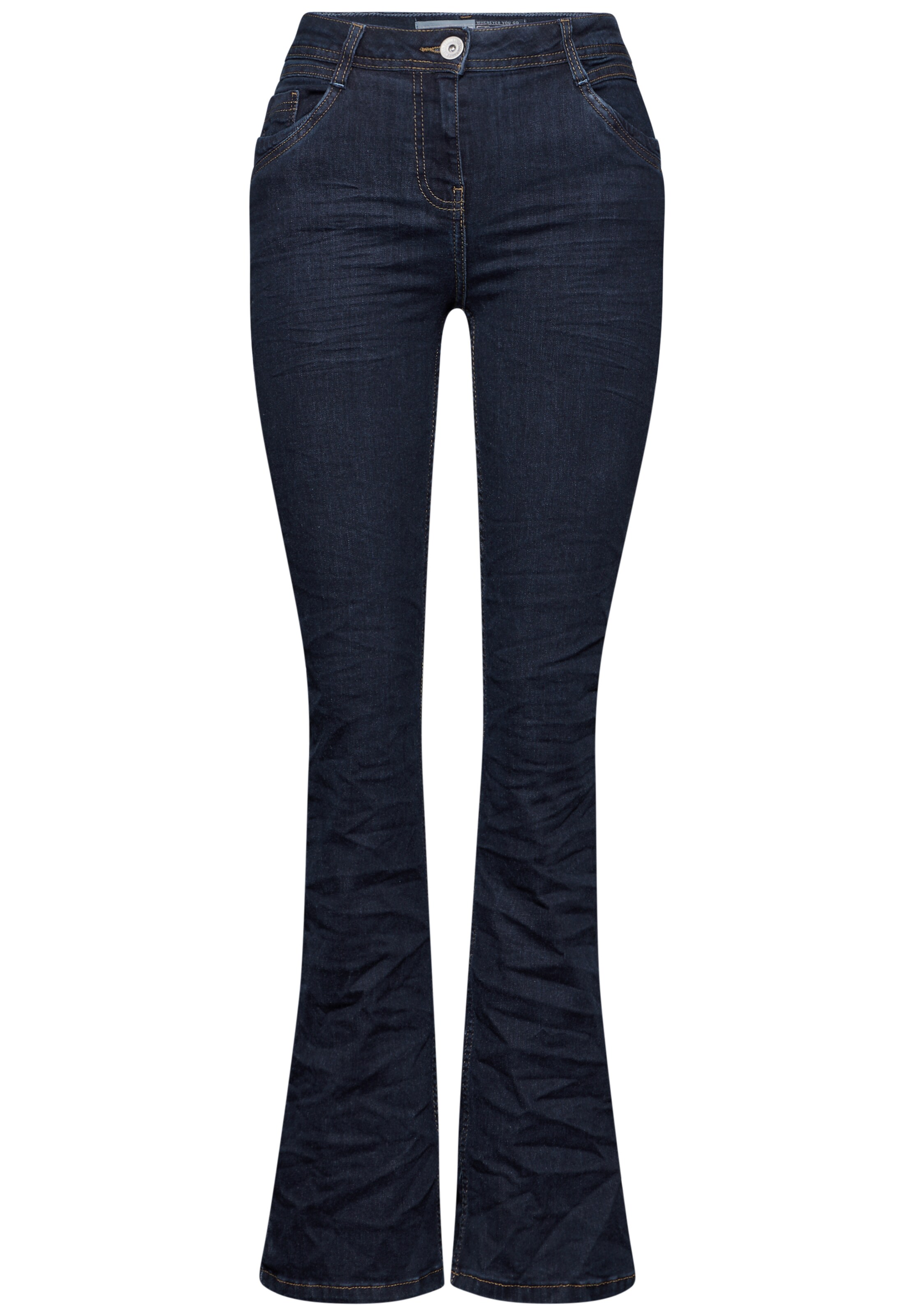 CECIL Bootcut Jeans in Blau: Vorderseite