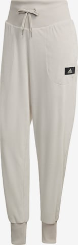 ADIDAS PERFORMANCE Workout Pants in Beige: front