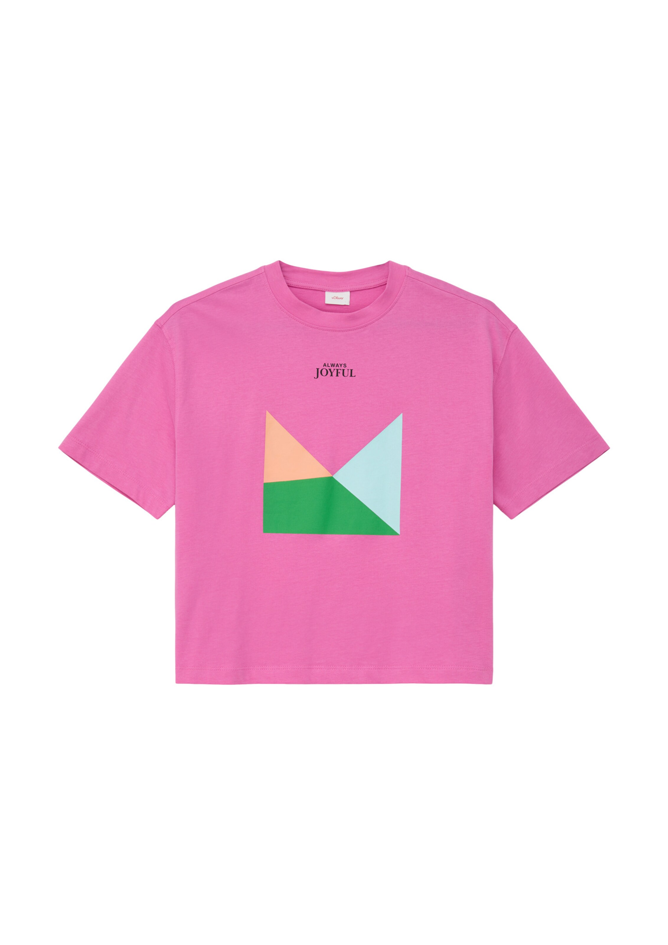 s.Oliver T-Shirt in Pink: Vorderseite