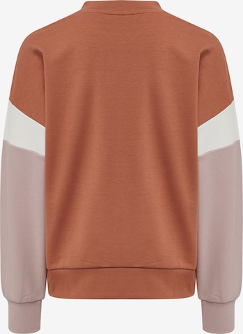 Hummel Athletic Sweatshirt 'Betzy' in Brown
