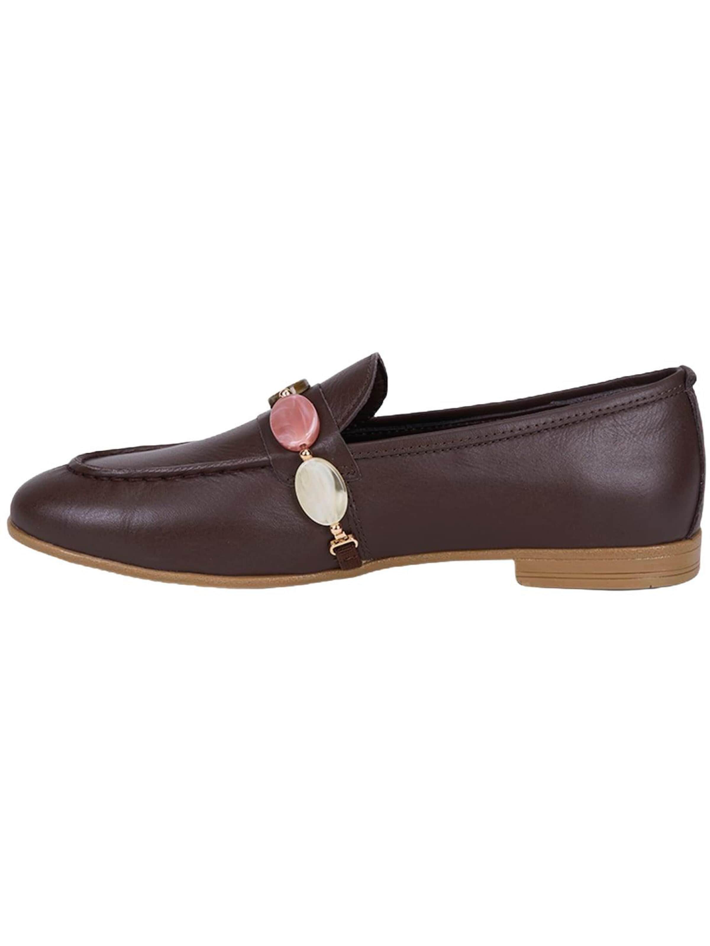 Desa - Mocasines 'Loafer' en marrón
