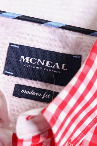 Mc Neal Button Up Shirt in S in Red