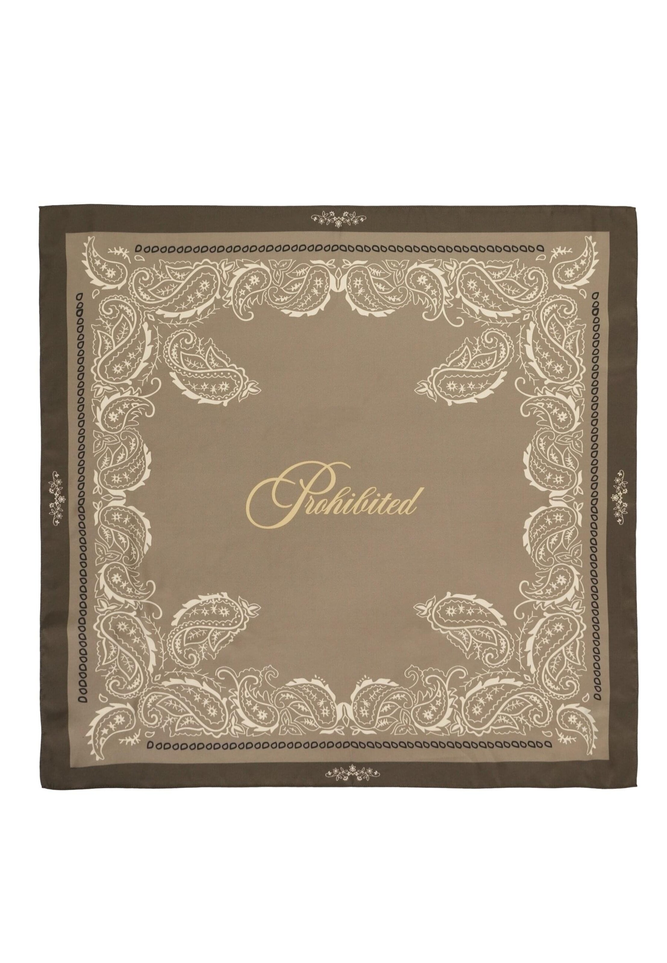 Prohibited Doek 'Escapism' in Bruin: voorkant