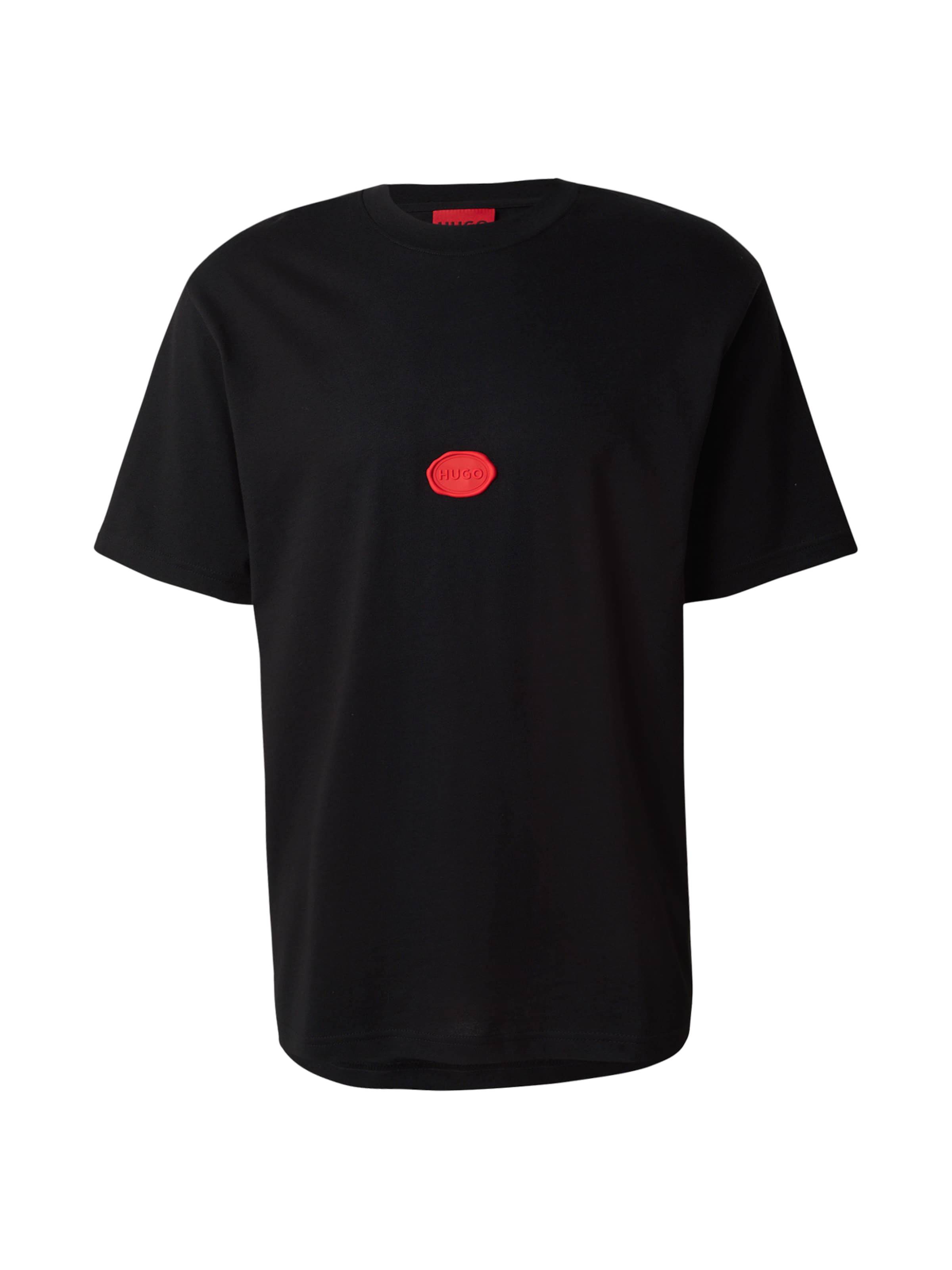 HUGO Shirt 'Divis' in Blood red / Black, Item view