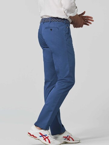 MEYER Regular Chino Pants 'Roma' in Blue