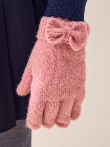 Next Set: Mütze, Handschuhe und Schal in Pink