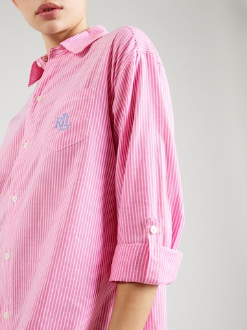 Abito camicia di Lauren Ralph Lauren in rosa