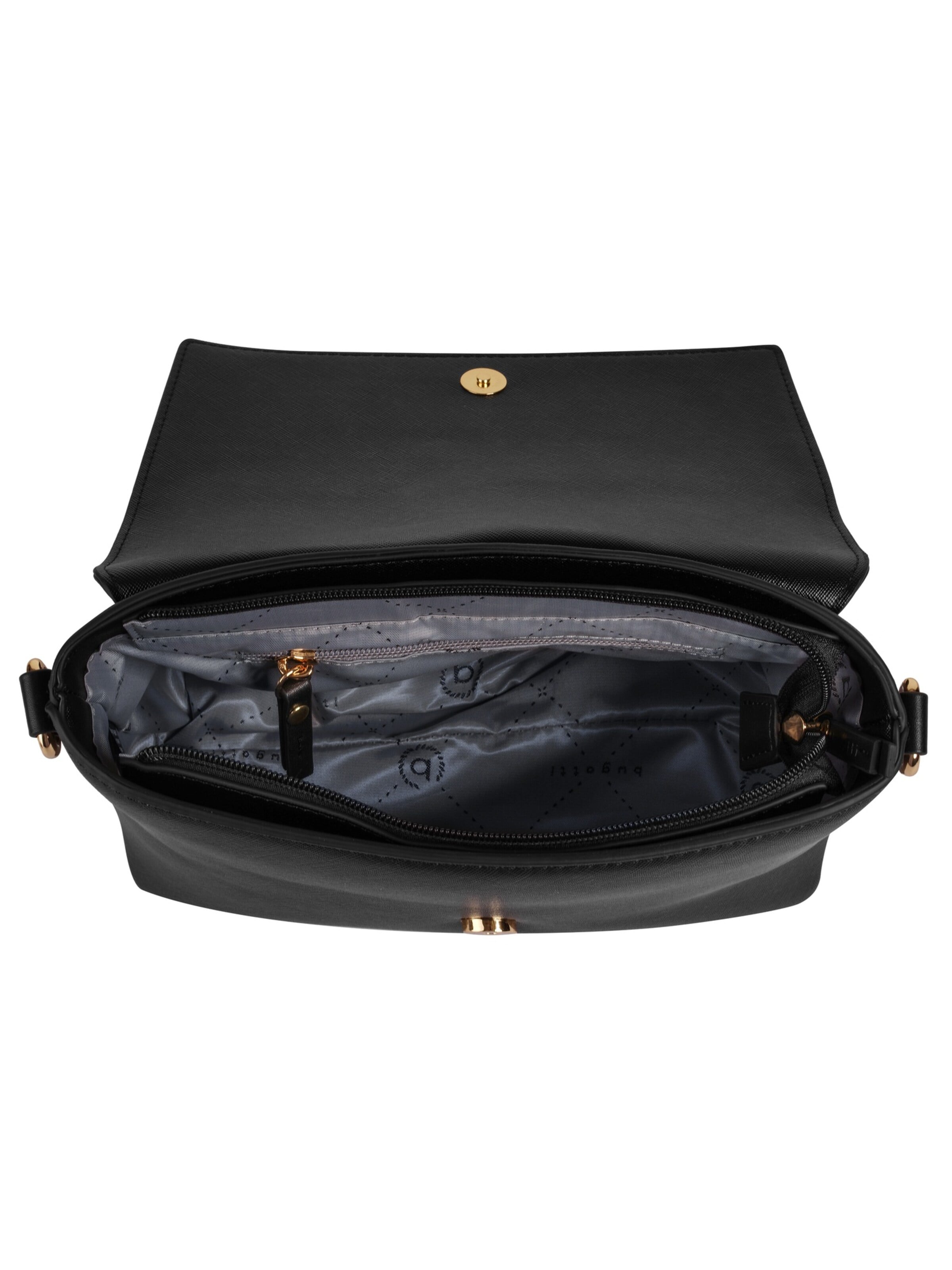 bugatti Crossbody bag 'ELLA SAFFIANO' in Black