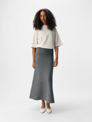 OBJECT - Falda 'REYNARD' en gris