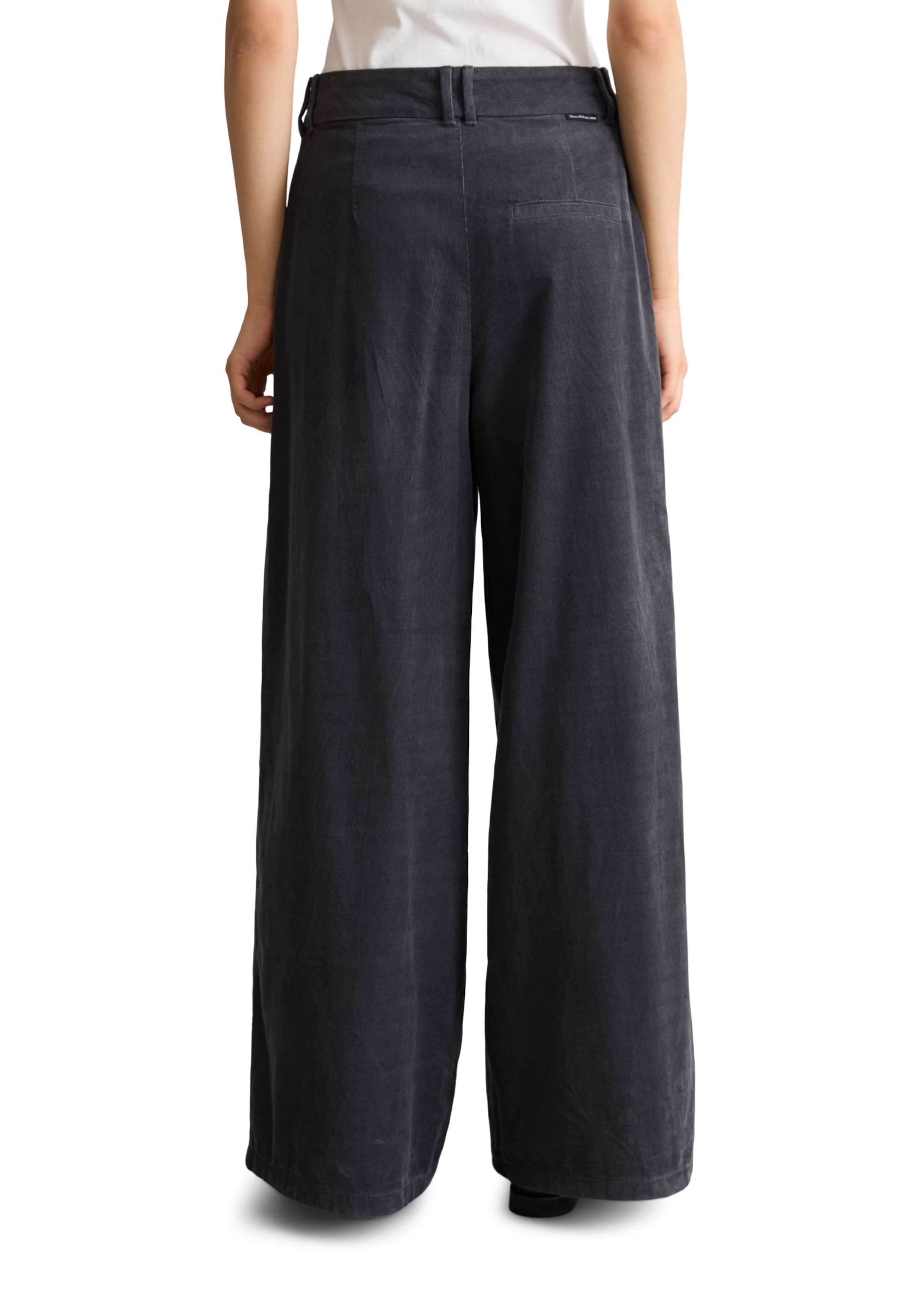 Marc O'Polo DENIM Loosefit Broek in Grijs