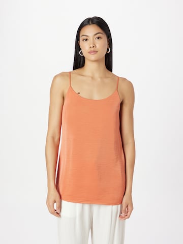 COMMA Top in Orange: front