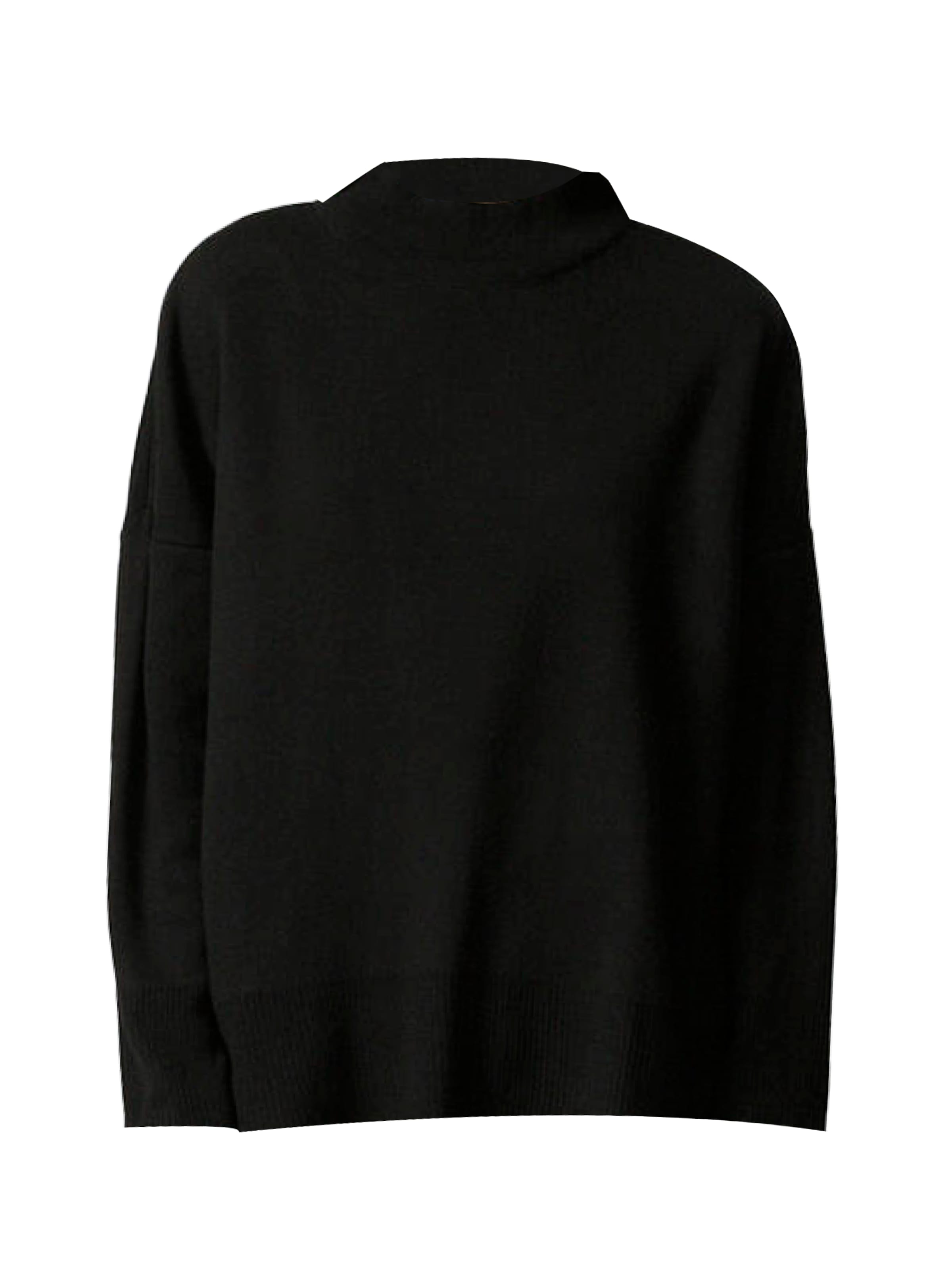 Touche Prive Pullover in Schwarz: Vorderseite