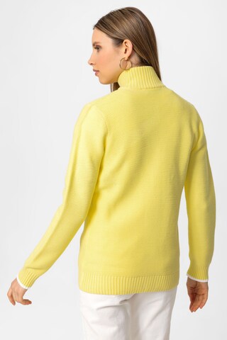 DENIM CULTURE Knit Cardigan 'DINA' in Yellow