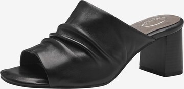 TAMARIS Mules in Black: front