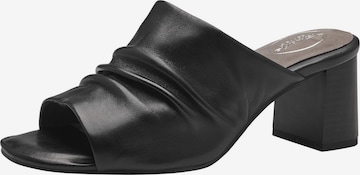 TAMARIS Mules in Black: front