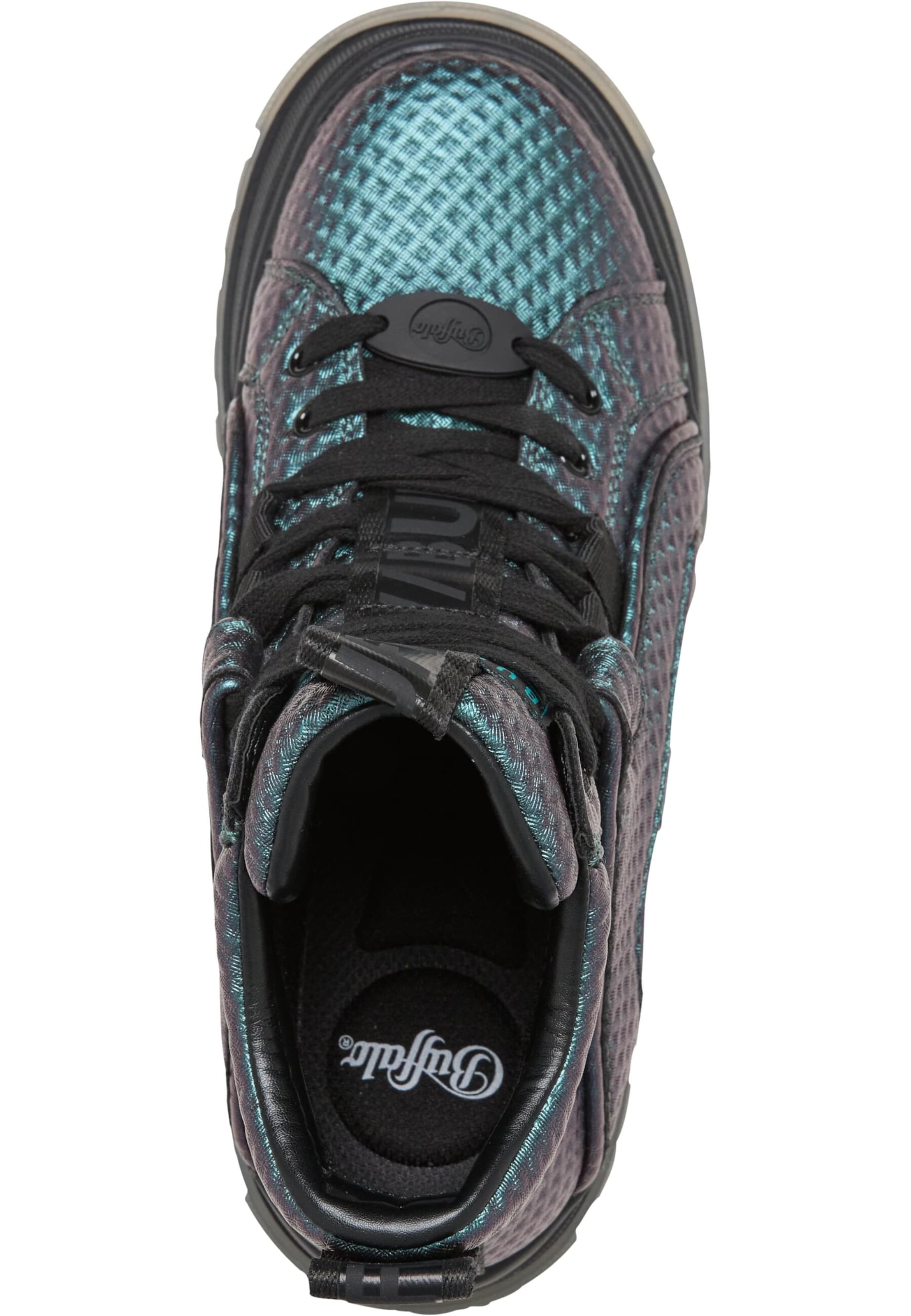 BUFFALO - Botim com fivela 'Aspha' em preto