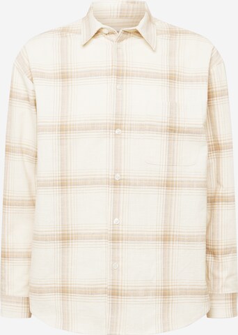 Samsøe Samsøe Regular fit Button Up Shirt 'LUAN' in Beige: front