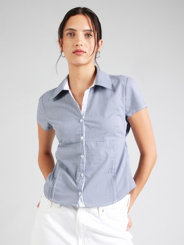 HOLLISTER Μπλούζα σε μπλε: μπροστά