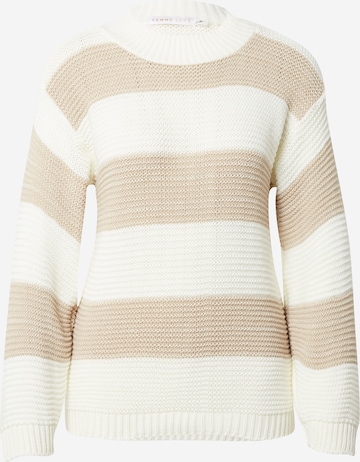 Pull-over 'RIVKAH' Femme Luxe en beige : devant