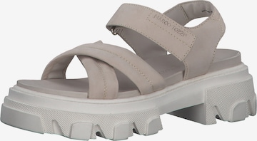 MARCO TOZZI Sandals in Beige: front