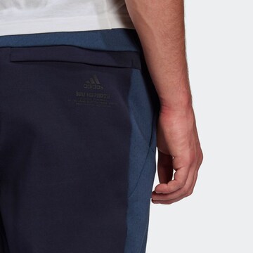 ADIDAS PERFORMANCE Tapered Sports trousers 'ZNE' in Blue
