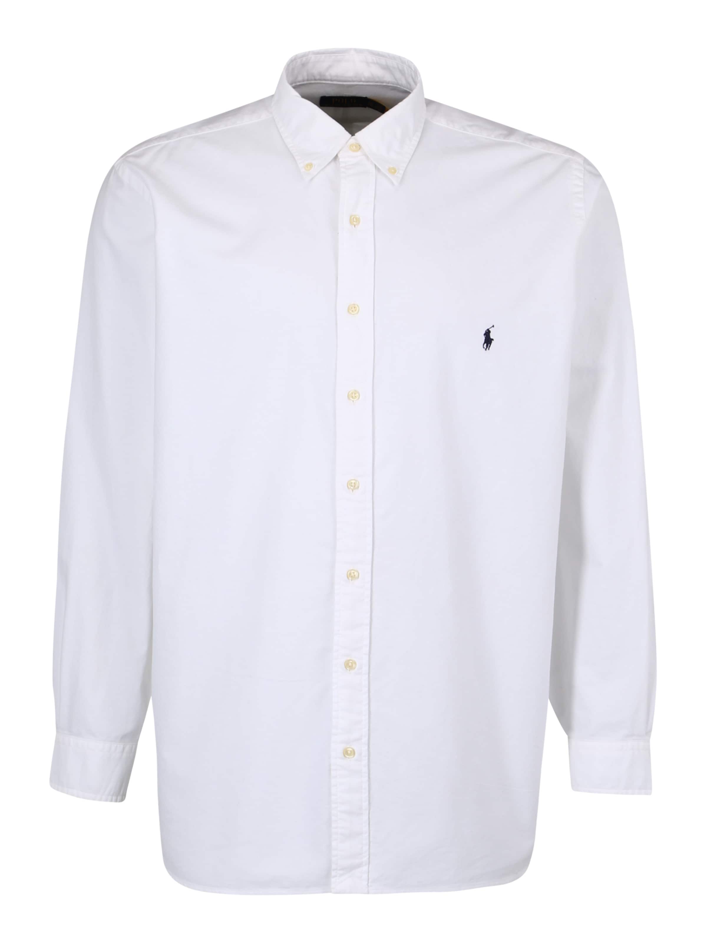 Polo Ralph Lauren Big & Tall Regular Fit Hemd in Weiß: Vorderseite