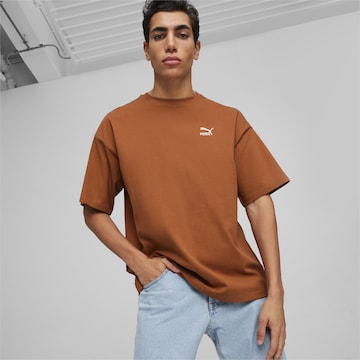 PUMA Shirt in Bruin: voorkant