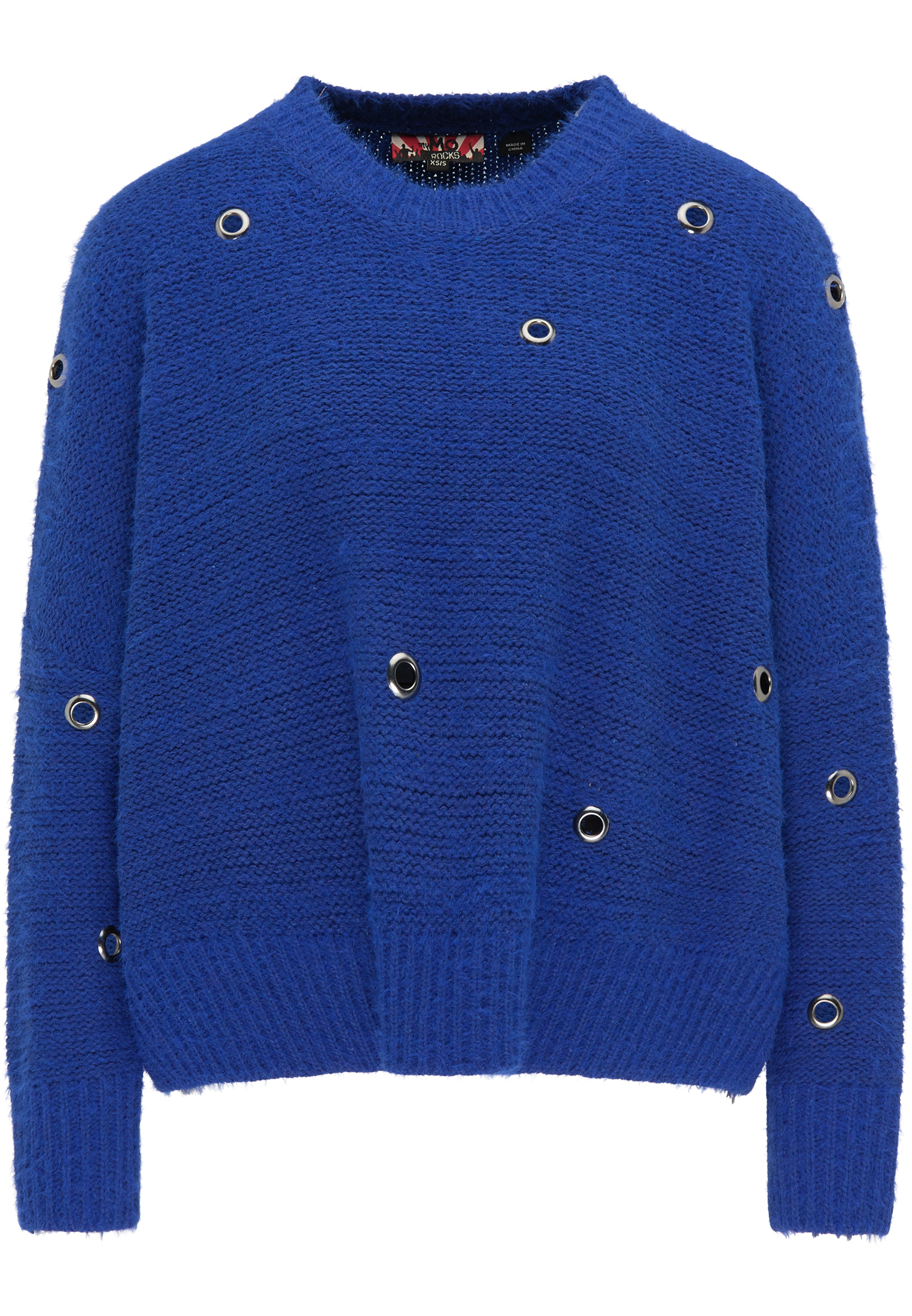 Swetry & dzianina Odzież myMo ROCKS Sweter w kolorze Niebieskim 