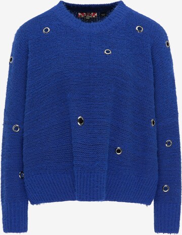 myMo ROCKS Sweater in Blue: front