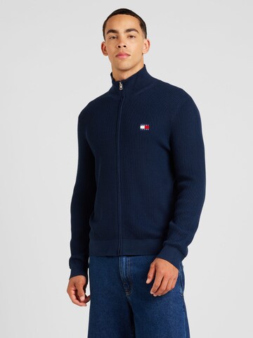 Tommy Jeans Strickjacke in Blau: Vorderseite