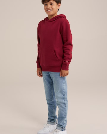 WE Fashion Sweatshirt i rød