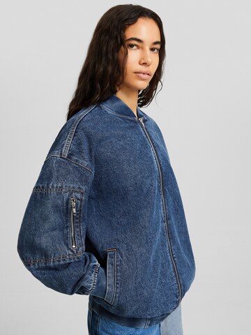 Bershka Between-season jacket in Blue