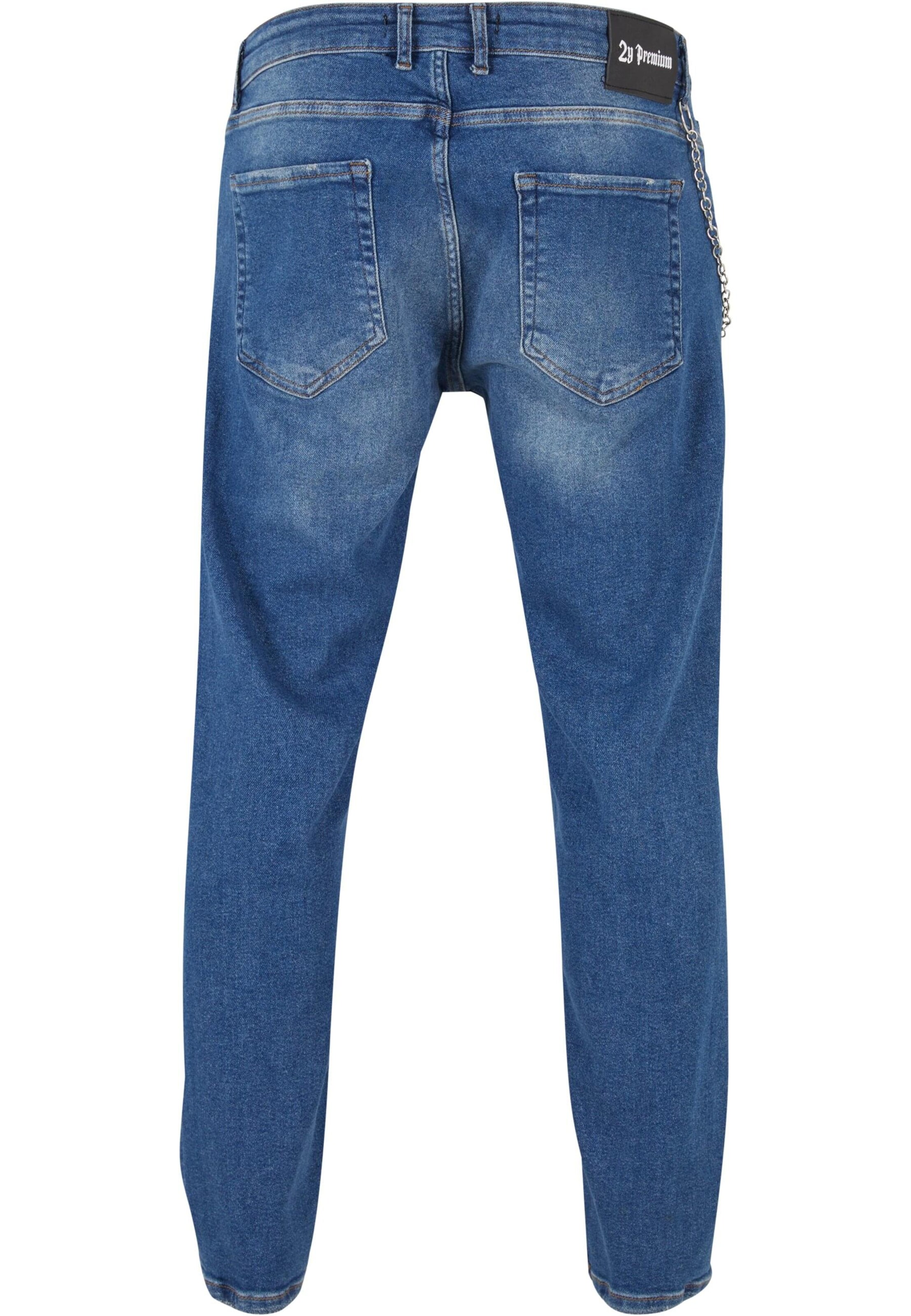 Tapered Jeans di 2Y Premium in blu