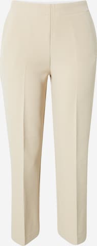 modström Trousers with creases 'Nelli' in Beige: front