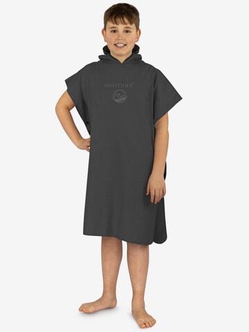 normani Badeponcho 'Camuy' in Schwarz: predná strana