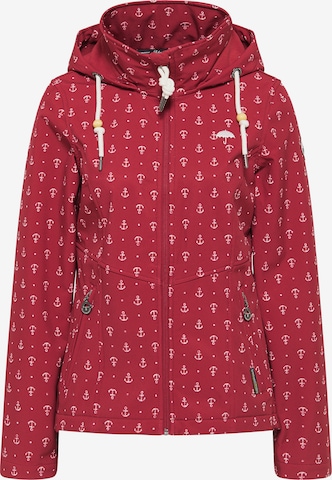 Schmuddelwedda Weatherproof jacket in Red: front