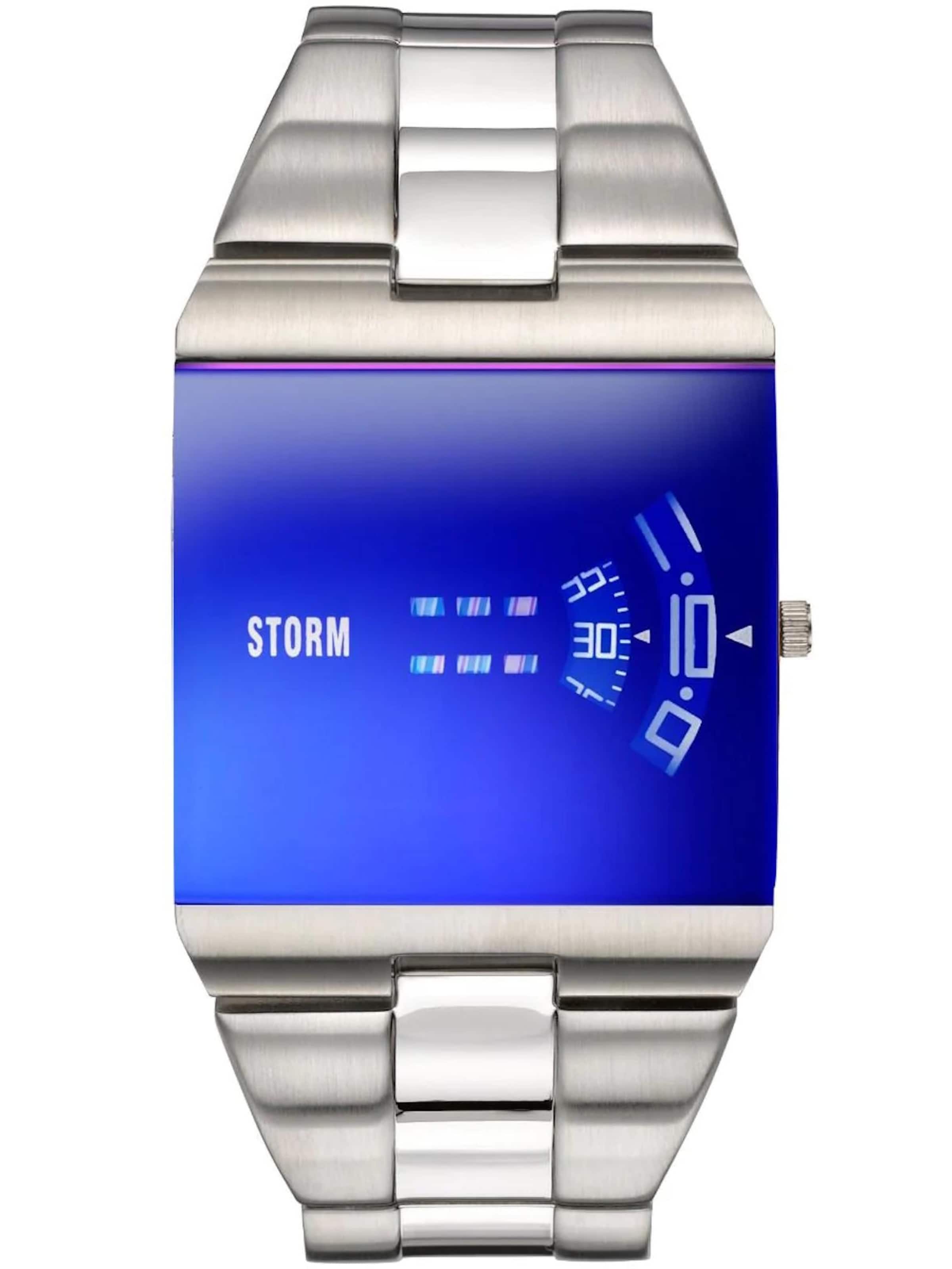 STORM Analoguhr 'New Remi'‌‌‌‌‌‌ in Silber: Vorderseite