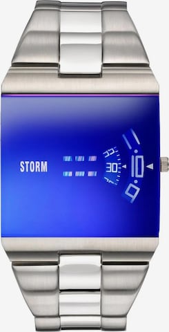 STORM Analoguhr 'New Remi' in Silber: Vorderseite